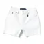 Holland Cooper High Rise Denim Shorts - White